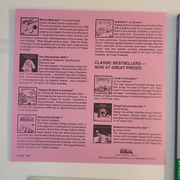 PHM Pegasus - EA Lucasfilm Games - IBM 3.5" & 5.25" Floppy - 1987 - Picture 8 of 9